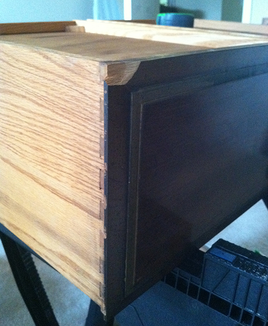 Have a mid-century feel to your decor but not the right furniture? Check out this DIY Mid-Century Dresser Makeover! UpcycledTreasures.com