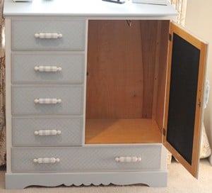 kids dresser with chalkboard makeover mountainmodernlife.com