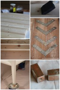 See how this worn out, thrifted find was transformed into a DIY Farmhouse Style Coffee Table! MountainModernLife.com