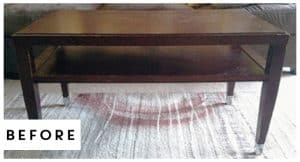 DIY Farmhouse Style Coffee Table
