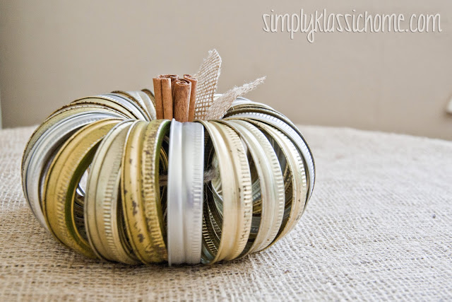 Canning Jar Pumpkin via Yellow Bliss Road