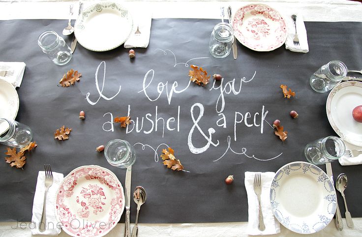 Fall Tablescape via Jeanne Oliver Designs