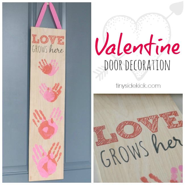20 Valentine Craft Ideas that you can do last minute | Valentine Front Door Decor | Tiny Sidekick 
