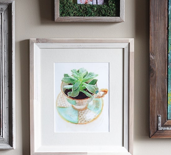 how to create easy watercolor painting effect for diy art mountainmodernlife.com
