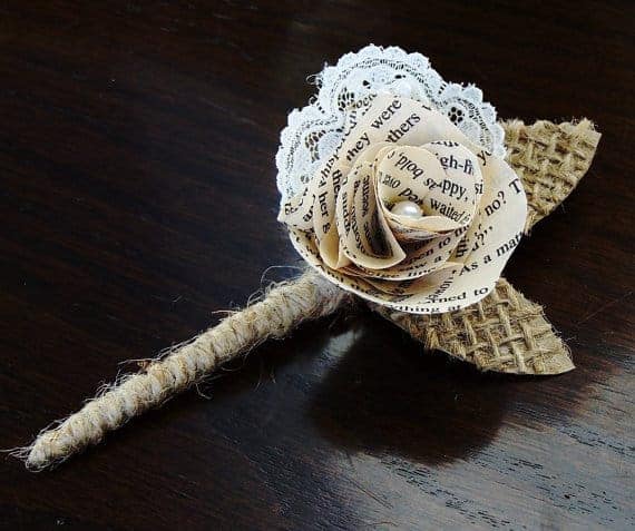 Planning a rustic, vintage, or woodland inspired wedding? Take a look at these 25 Rustic Boutonniere Ideas.