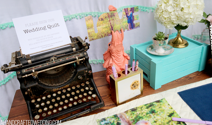 Upcycled Photo Display! See how easy it is to create a whimsical photo display out of upcycled items you already have on hand! MountainModernLife.com