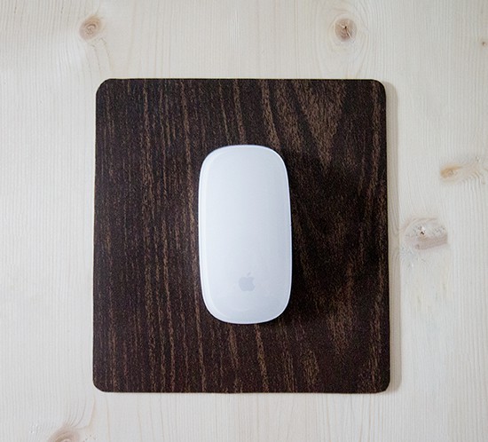 rustic modern mousepad makeover with contact paper mountainmodernlife.com