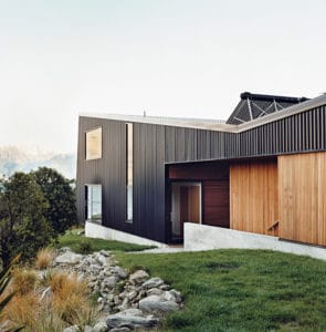 Looking for exterior home inspiration? Check out these 15 Modern Rustic Homes with Black Exteriors! MountainModernLife.com