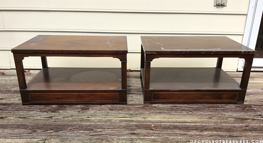 Ever thought about using Chalk Paint? If so check out this examination of its uses on these Upcycled Coffee Tables! UpcycledTreasures.com