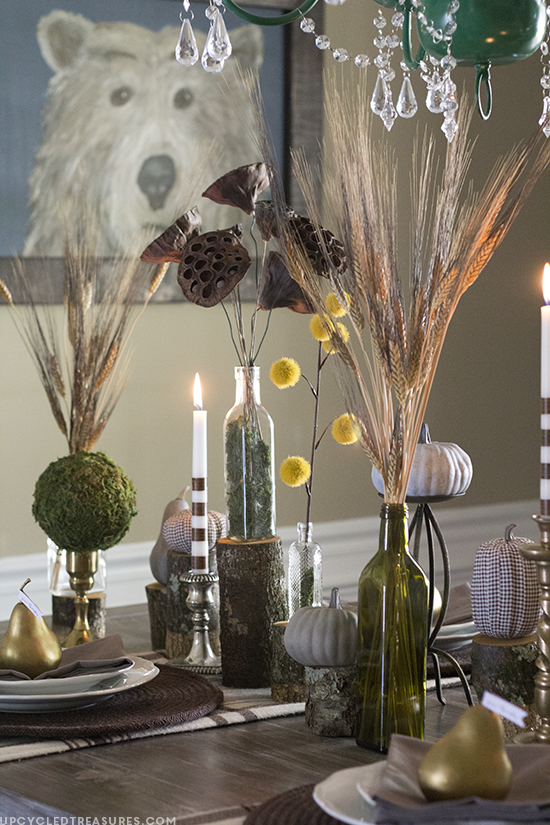 Looking to make something crafty? Check out how you can bring out your creativity with this DIY Wall Art for the dining room! MountainModernLife.com