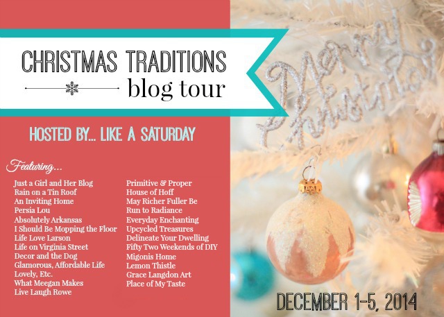 A New Christmas Tradition - Check out my hot chocolate bar station and 25+ other holiday traditions shared by bloggers.
