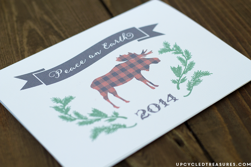 Looking for the perfect card to send out for the Holidays? If so these FREE Printable Holiday Cards are for you! UpcycledTreasures.com