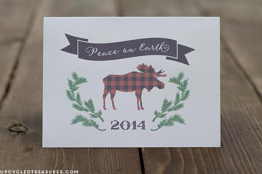 Looking for the perfect card to send out for the Holidays? If so these FREE Printable Holiday Cards are for you! UpcycledTreasures.com