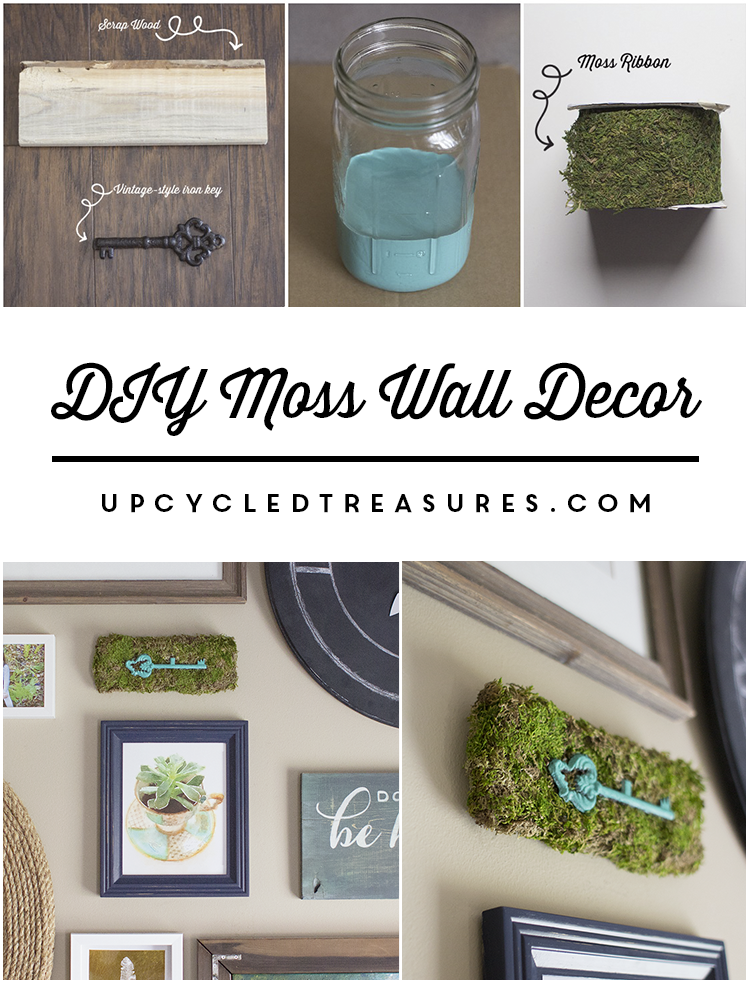 Do you need a clever woodland inspired weekend project? If so check out how you can create DIY Moss Wall Decor | MountainModernLife.com