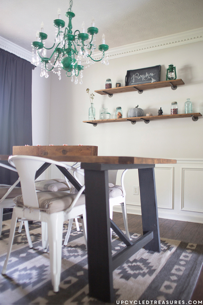 Rustic Fall Dining Room Decor + Color Trends | MountainModernLife.com