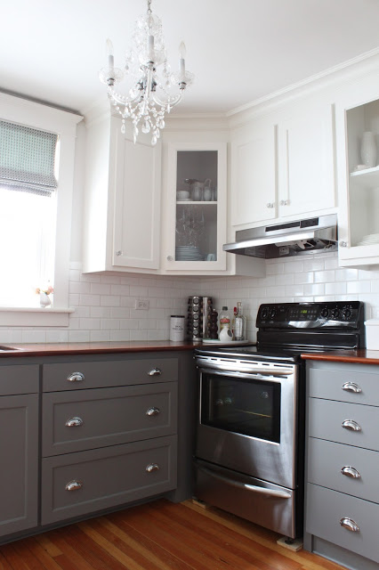 Help us decide what color to paint the RV kitchen cabinets before we hit the road in search of the perfect small town to call home. | MountainModernLife.com