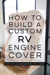 Looking for ways to update the "dog house" in your motorhome? Come see how we built this custom RV engine cover for our 2008 Tiffin Allegro Open Road 32LA!