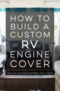 Looking for ways to update the "dog house" in your motorhome? Come see how we built this custom RV engine cover for our 2008 Tiffin Allegro Open Road 32LA!