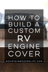 Looking for ways to update the "dog house" in your motorhome? Come see how we built this custom RV engine cover for our 2008 Tiffin Allegro Open Road 32LA!