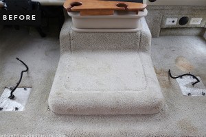 Looking for ways to update the RV engine access cover? Check out how we made this custom RV doghouse cover for our 2008 Tiffin Allegro Open Road 32LA!