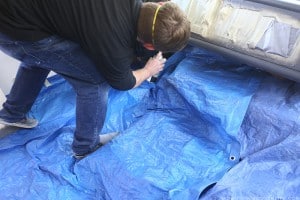 painting-dashboard-of-motorhome-for-easy-RV-update-mountainmodernlife.com