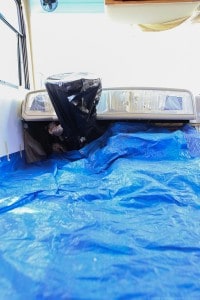 painting-dashboard-of-motorhome-for-easy-RV-update-mountainmodernlife.com