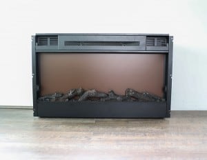 installing Touchstone sideline electric fireplace inside motorhome mountainmodernlife.com