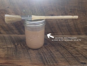 mixing-polyshades-stain-with-mineral-spirits-mountainmodernlife.com