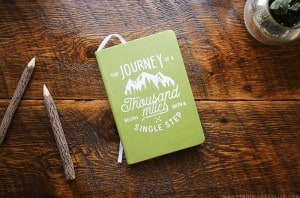 See how we added character and function to our RV by creating a wall-mounted desk from reclaimed wood. MountainModernLife.com