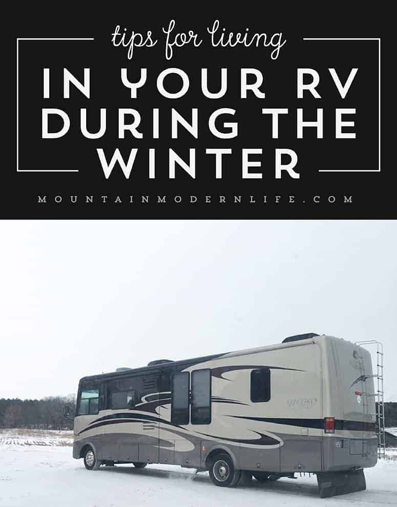 Tips for Living in Your RV During the Winter