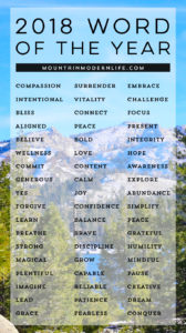 Resolutions not working for you? Ditch that system and try this instead! 5 Steps to Choosing your 2017 Word of the Year | MountainModernLife.com