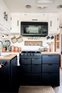 Could you live in less than 300 square feet? See how this outdated motorhome was completely transformed into a rustic modern RV! MountainModernLife.com