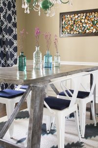 DIY Rustic Farmhouse Style Table | MountainModernLife.com