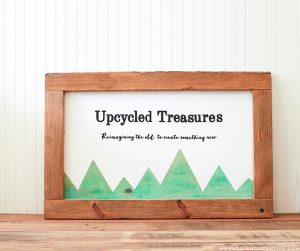 DIY Rustic Sign from Upcycled Pallets | MountainModernLife.com