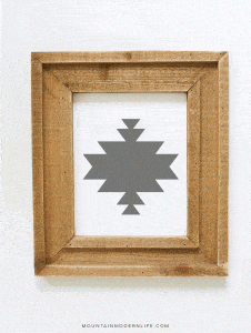 From the Shop: Navajo-Inspired Printables + Silhouette Compatible Files | MountainModernLife.com