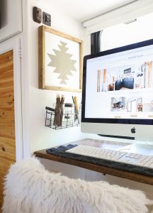 See how easy it is to make this simple rustic modern art, the perfect way to add Southwest or Navajo-inspired design to your home or RV! MountainModernLife.com