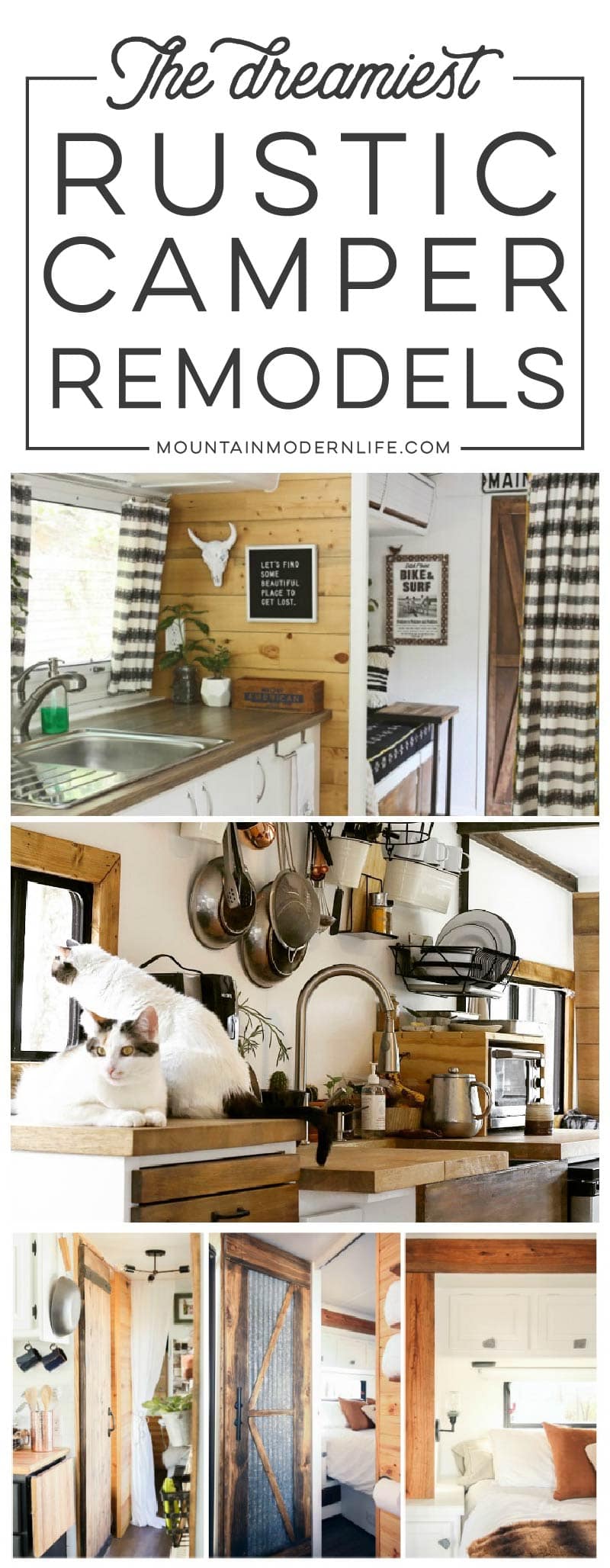 The Dreamiest Rustic Camper Remodels