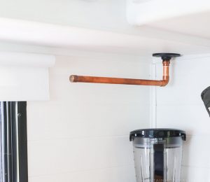 Rustic Modern DIY Paper Towel Holder using Copper Pipe Fittings | MountainModernLife.com