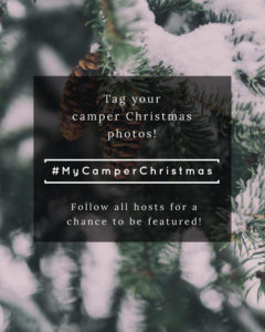 Tag your Camper Christmas photos with #MyCamperChristmas to inspire others to decorate their tiny homes for the holidays! Plus come link up to your own camper holidays posts, videos, and tours! MountainModernLife.com