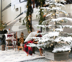 Christmas in the Camper - Find RV holiday decorating inspiration from 15 RV Bloggers with a variety of styles! MountainModernLife.com