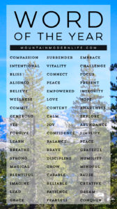 Resolutions not working for you? Ditch that system and try this instead! 5 Steps to Choosing your 2018 Word of the Year | MountainModernLife.com