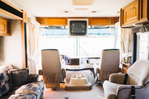 Camper Design Vibes: Modern Meets Rustic in this Creative RV Renovation from This Little Adventure! Featured on MountainModernLife.com