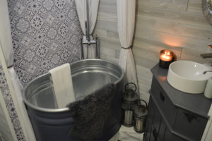 Tour this modern industrial RV Renovation from Us 3 + the RV! Featured on MountainModernLife.com