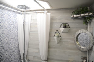 Tour this modern industrial RV Renovation from Us 3 + the RV! Featured on MountainModernLife.com