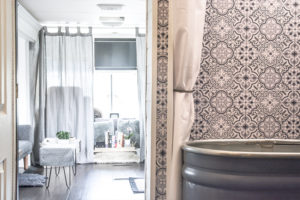Tour this modern industrial RV Renovation from Us 3 + the RV! Featured on MountainModernLife.com