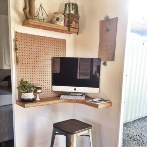 Tour this California Country Travel Trailer Renovation from Kalifornia Kountry of Instagram! Featured on MountainModernLife.com