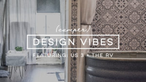 Tour this modern industrial RV Renovation from Us 3 + the RV! Featured on MountainModernLife.com