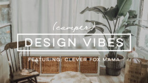 Tour this tiny home that feels more like a cozy cottage than a camper! Photos from CleverFoxMama (Instagram)