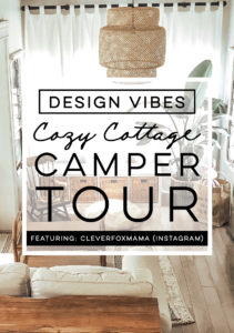 Tour this tiny home that feels more like a cozy cottage than a camper! Photos from CleverFoxMama (Instagram)