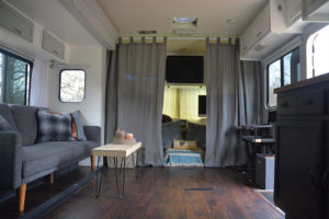 Tour this modern industrial RV Renovation from Us 3 + the RV! Featured on MountainModernLife.com
